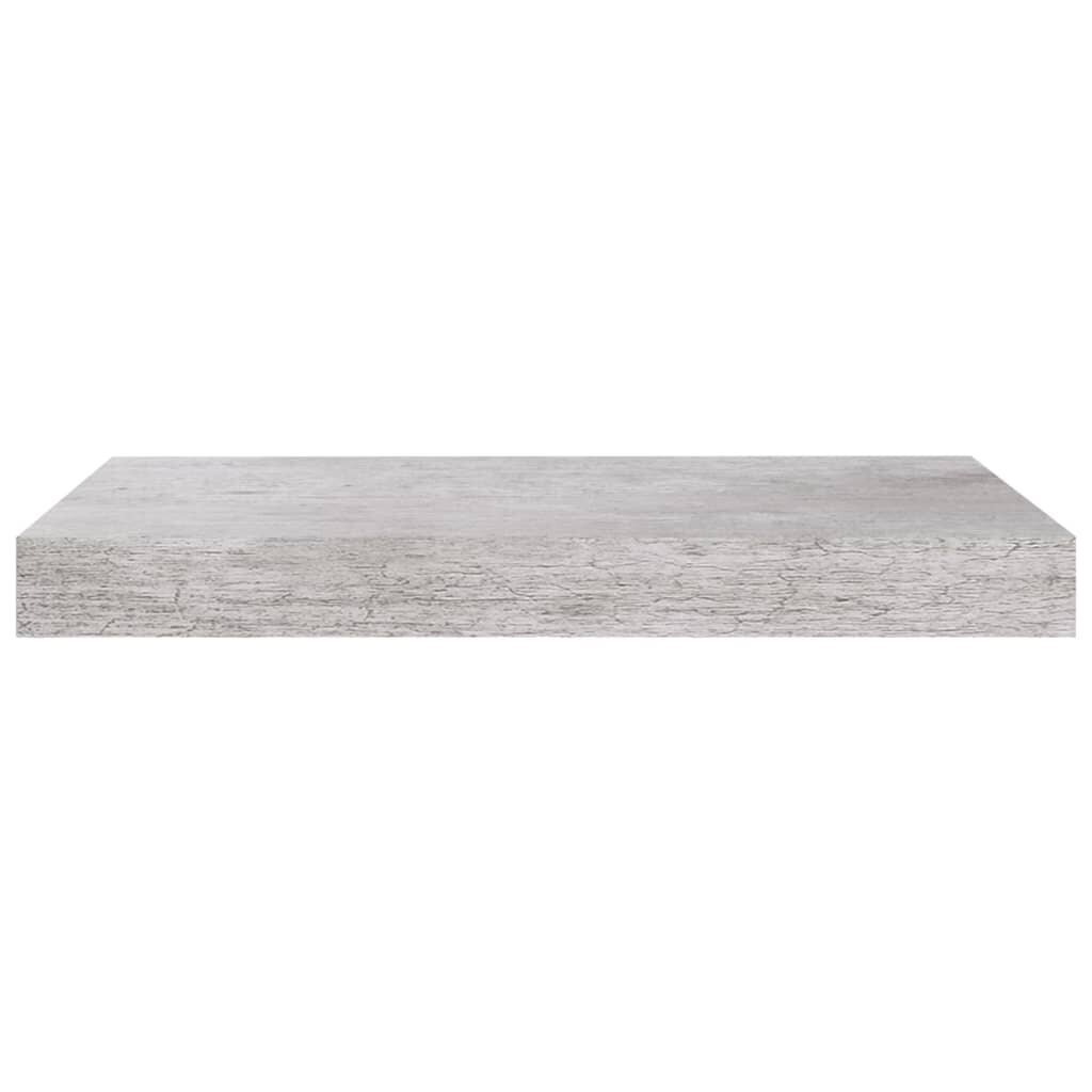 vidaXL Kelluvat seinähyllyt 4 kpl betoninharmaa 40x23x3,8 cm MDF hinta ja tiedot | Hyllyt | hobbyhall.fi