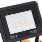 vidaXL LED-valonheitin kahvalla 2x20 W lämmin valkoinen hinta ja tiedot | Taskulamput ja valonheittimet | hobbyhall.fi
