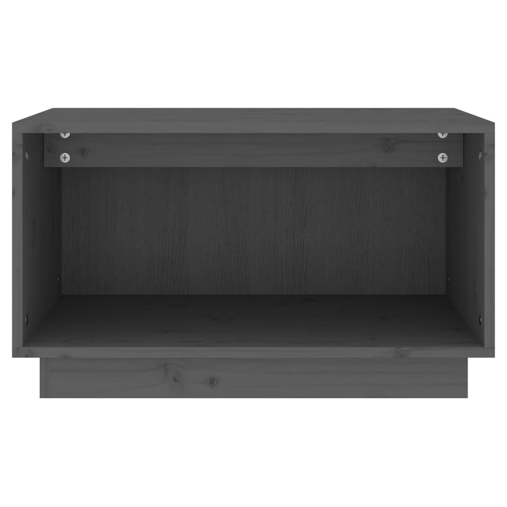 vidaXL TV-taso harmaa 60x35x35 cm täysi mänty hinta ja tiedot | TV-tasot | hobbyhall.fi