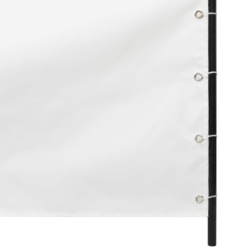 vidaXL Parvekkeen suoja valkoinen 160x240 cm Oxford kangas hinta ja tiedot | Aurinkovarjot ja markiisit | hobbyhall.fi