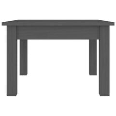 vidaXL Sohvapöytä harmaa 45x45x30 cm täysi mänty hinta ja tiedot | Sohvapöydät | hobbyhall.fi