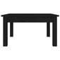 vidaXL Sohvapöytä musta 55x55x30 cm täysi mänty hinta ja tiedot | Sohvapöydät | hobbyhall.fi