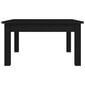 vidaXL Sohvapöytä musta 55x55x30 cm täysi mänty hinta ja tiedot | Sohvapöydät | hobbyhall.fi