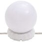 vidaXL Peilikaappi LED-valoilla valkoinen 90x31,5x62 cm hinta ja tiedot | Kylpyhuonekaapit | hobbyhall.fi