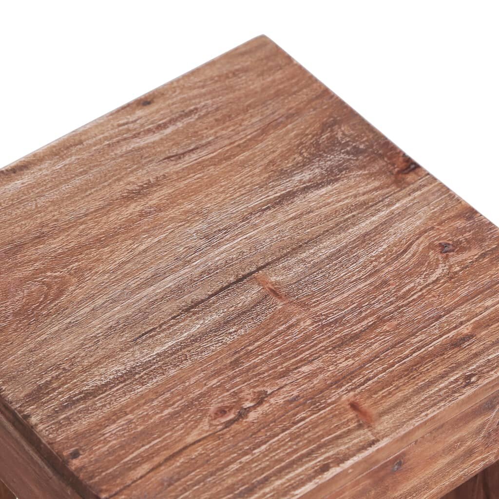 vidaXL Sohvapöytä 30x30x30 cm täysi kierrätetty puu hinta ja tiedot | Sohvapöydät | hobbyhall.fi