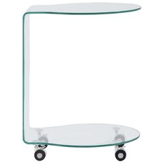 vidaXL Sohvapöytä 45x40x58 cm karkaistu lasi hinta ja tiedot | Sohvapöydät | hobbyhall.fi