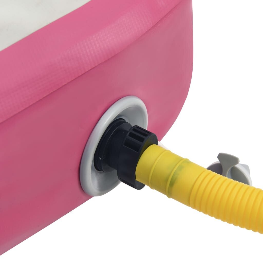 vidaXL Täytettävä voimistelumatto pumpulla 60x100x20 cm PVC pinkki hinta ja tiedot | Joogamatot | hobbyhall.fi