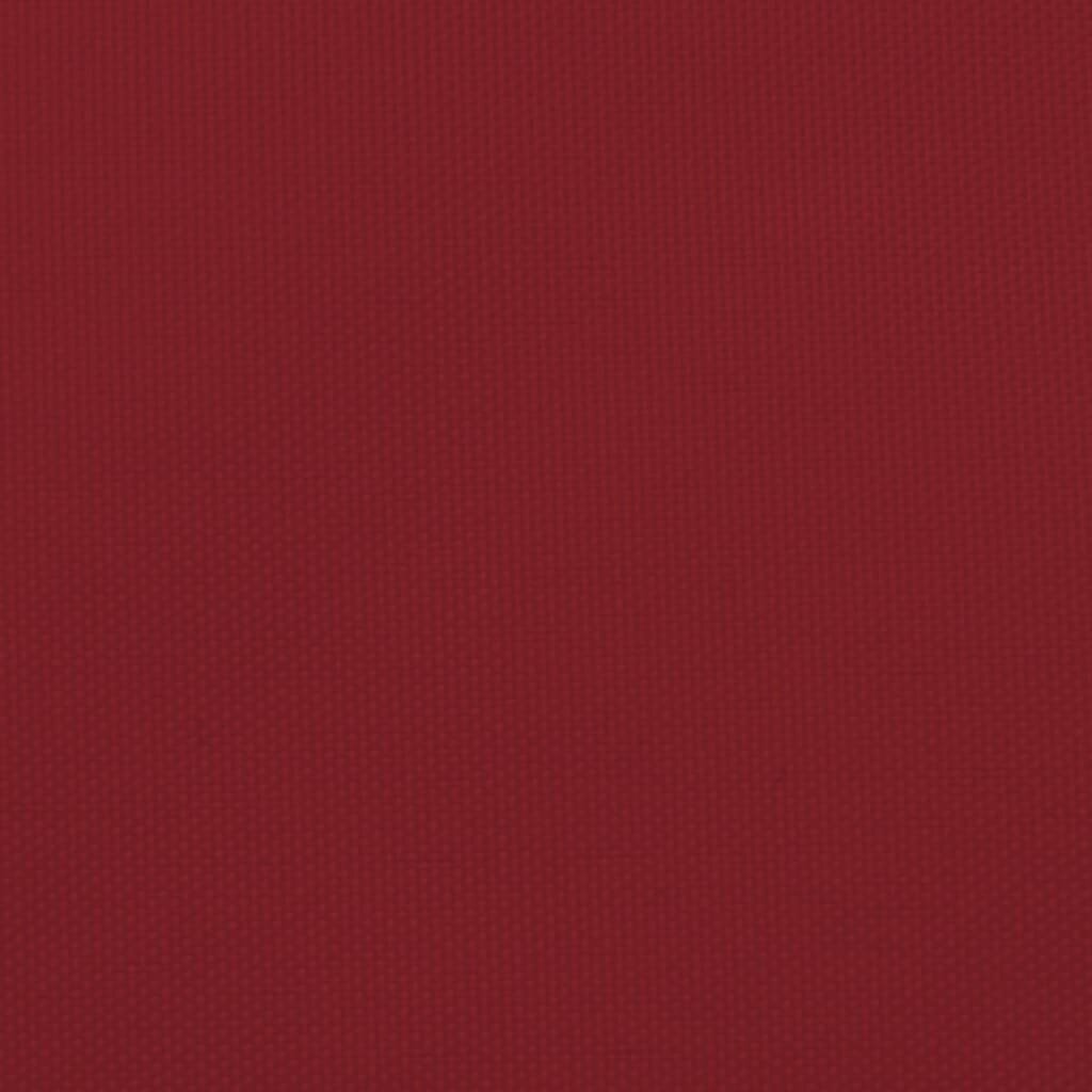 vidaXL Aurinkopurje Oxford-kangas puolisuunnikas 2/4x3 m punainen hinta ja tiedot | Aurinkovarjot ja markiisit | hobbyhall.fi