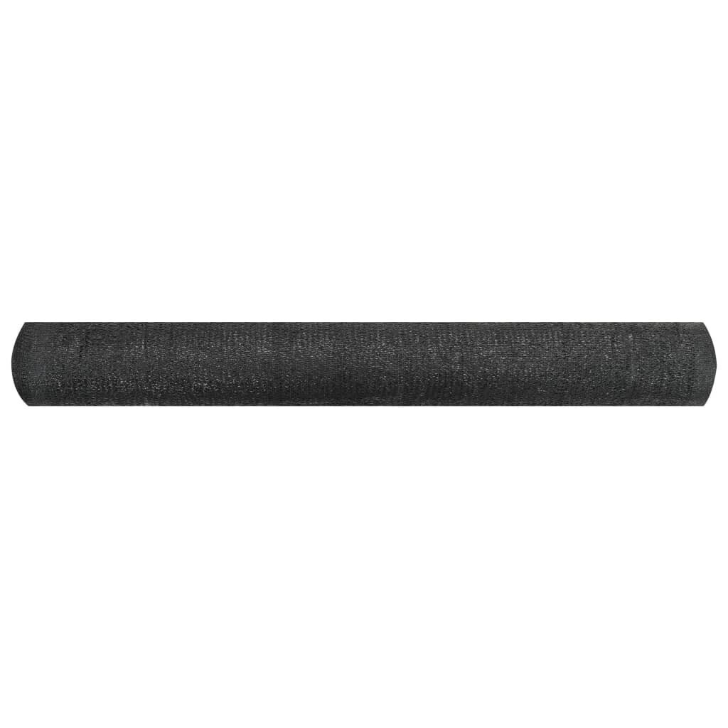 vidaXL Näkösuoja musta 3,6x25 m HDPE 150 g/m² hinta ja tiedot | Aurinkovarjot ja markiisit | hobbyhall.fi