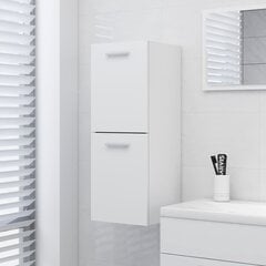 vidaXL Kylpyhuonekaappi valkoinen 30x30x80 cm lastulevy hinta ja tiedot | Kylpyhuonekaapit | hobbyhall.fi