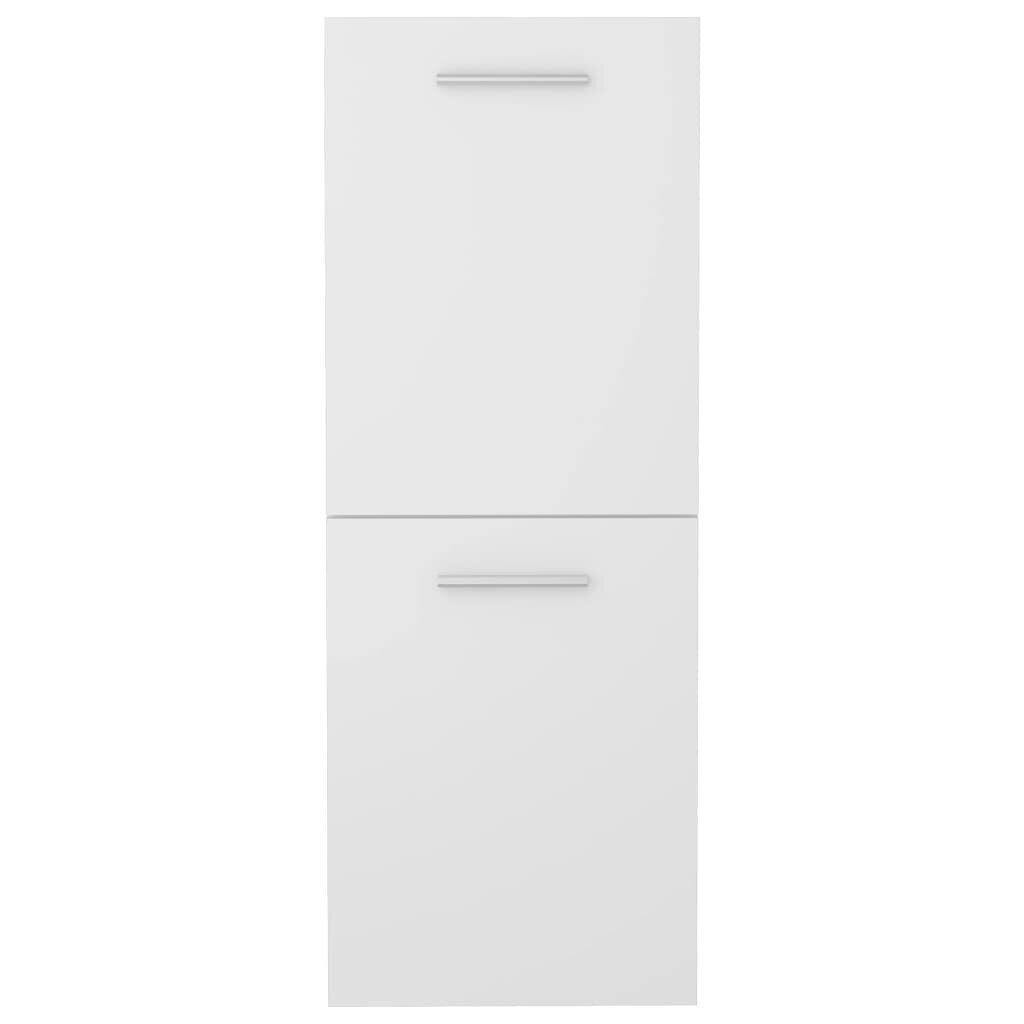 vidaXL Kylpyhuonekaappi valkoinen 30x30x80 cm lastulevy hinta ja tiedot | Kylpyhuonekaapit | hobbyhall.fi