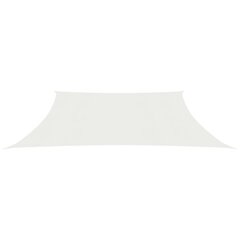 vidaXL Aurinkopurje 160 g/m² valkoinen 4/5x3 m HDPE hinta ja tiedot | Aurinkovarjot ja markiisit | hobbyhall.fi