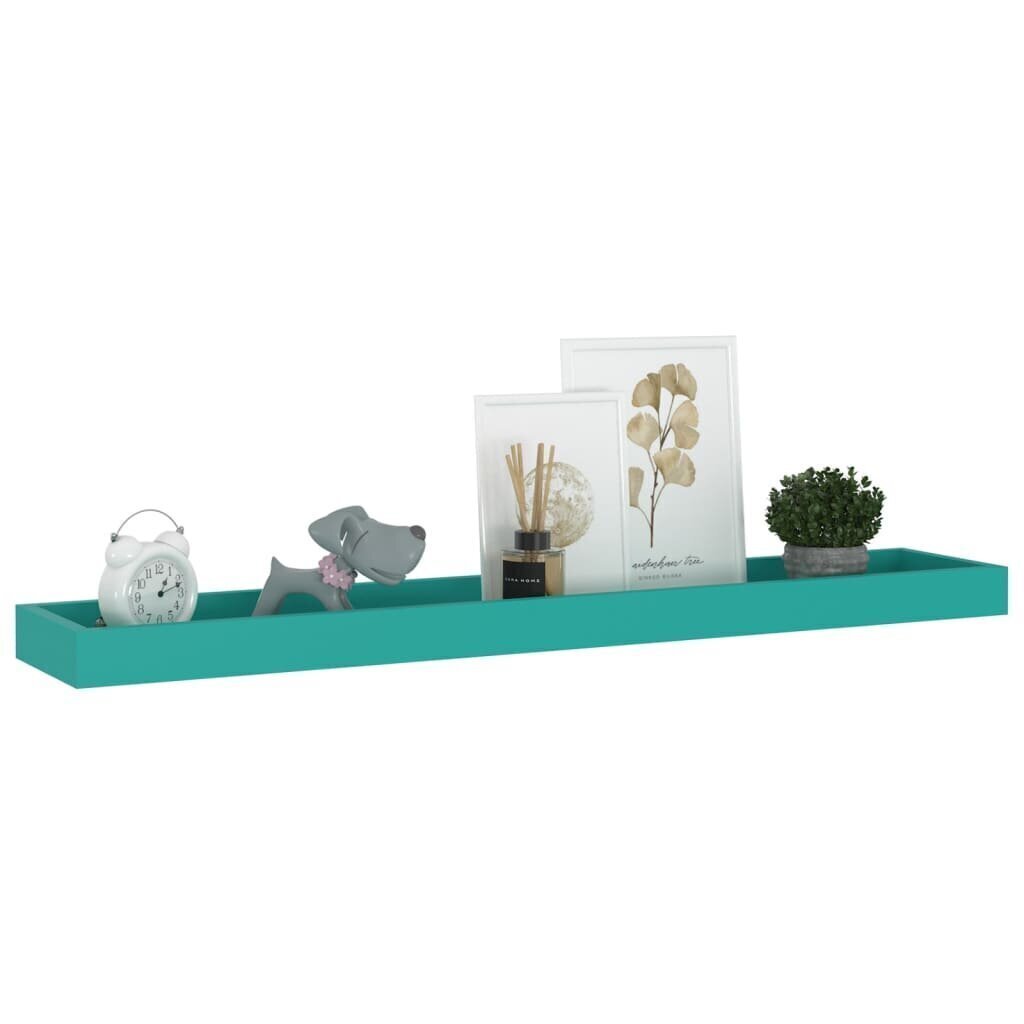 vidaXL Loggia seinähyllyt 2 kpl sininen 80x15x4 cm MDF hinta ja tiedot | Hyllyt | hobbyhall.fi