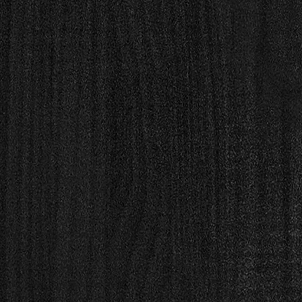vidaXL 5-tasoinen kirjahylly musta 40x30x175 cm mänty hinta ja tiedot | Hyllyt | hobbyhall.fi