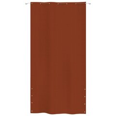 vidaXL Parvekkeen suoja terrakotta 140x240 cm Oxford kangas hinta ja tiedot | Aurinkovarjot ja markiisit | hobbyhall.fi