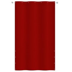 vidaXL Parvekkeen suoja punainen 140x240 cm Oxford kangas hinta ja tiedot | Aurinkovarjot ja markiisit | hobbyhall.fi