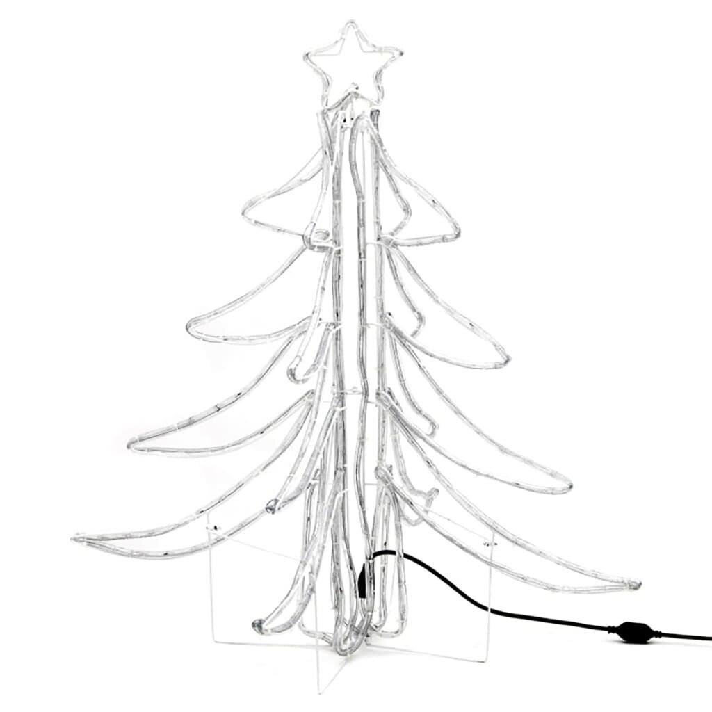 vidaXL Taitettava LED-joulukuusikoriste 2 kpl lämmin valk. 87x87x93 cm hinta ja tiedot | Joulukoristeet | hobbyhall.fi