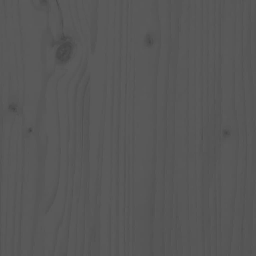 vidaXL Koirankoppi harmaa 70x50x62 cm täysi mänty hinta ja tiedot | Kuljetushäkit ja kuljetuslaatikot | hobbyhall.fi