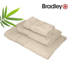 Bradley Bambupyyhe, 70 x 140 cm, beige, 3 kpl hinta ja tiedot | Pyyhkeet | hobbyhall.fi