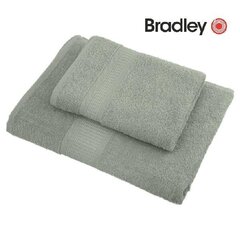 Bradley Froteepyyhe, 100 x 150 cm, oliivinvihreä, 3 kpl hinta ja tiedot | Pyyhkeet | hobbyhall.fi