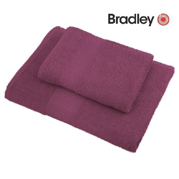 Bradley Froteepyyhe, 100 x 150 cm, pastelli viininpunainen, 3 kpl hinta ja tiedot | Pyyhkeet | hobbyhall.fi