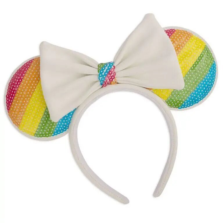 Loungefly: Disney - Sequin Rainbow Minnie Ears Headband (WDHB0088) hinta ja tiedot | Hiustarvikkeet | hobbyhall.fi