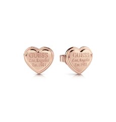 Guess Sydänruusukultaiset korvakorut UBE28010 hinta ja tiedot | Korvakorut | hobbyhall.fi