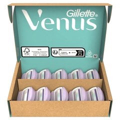 Vaihtoterät Gillette Venus Comfortglide Breeze, 10 kpl hinta ja tiedot | Parranajo ja karvanpoisto | hobbyhall.fi