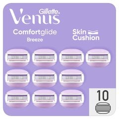 Vaihtoterät Gillette Venus Comfortglide Breeze, 10 kpl hinta ja tiedot | Parranajo ja karvanpoisto | hobbyhall.fi