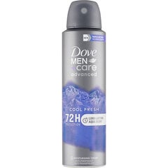 Antiperspirantti Dove Men+ Care Advanced Cool miehille, 150 ml hinta ja tiedot | Deodorantit | hobbyhall.fi