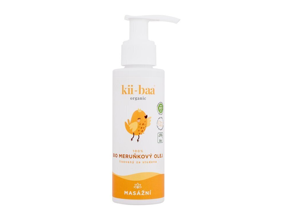 Vartaloöljy lapsille Kii-Baa Organic 100% Bio Oil Aprikoosi, 100 ml hinta ja tiedot | Lasten ja äitiysajan kosmetiikka | hobbyhall.fi