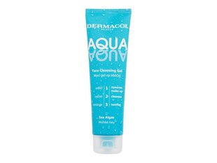 Geelikasvopesu Dermacol Aqua 3in1, 150 ml hinta ja tiedot | Kasvojen puhdistusaineet | hobbyhall.fi