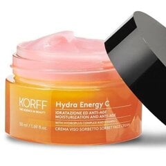 Kosteuttava ja kiinteyttävä kasvovoide Korff Hydra Energy C, 50 ml hinta ja tiedot | Kasvovoiteet | hobbyhall.fi