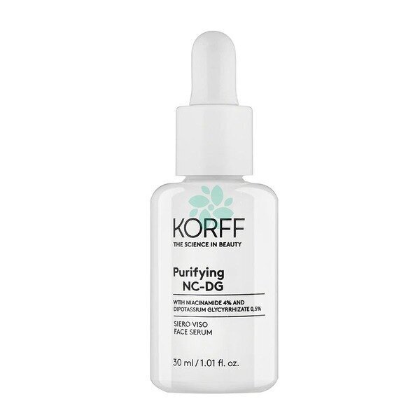 Puhdistava kasvoseerumi Korff Purifying NC-DG, 30 ml hinta ja tiedot | Kasvoöljyt ja seerumit | hobbyhall.fi