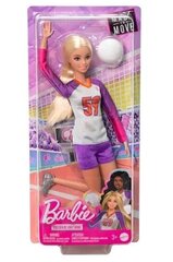 Barbie Made to Move Volleyball Player -nukke hinta ja tiedot | Tyttöjen lelut | hobbyhall.fi