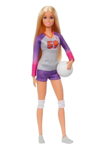 Barbie Made to Move Volleyball Player -nukke hinta ja tiedot | Tyttöjen lelut | hobbyhall.fi