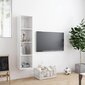 vidaXL Kirjahylly/TV-taso korkeakiilto valkoinen 143x30x36 cm hinta ja tiedot | TV-tasot | hobbyhall.fi