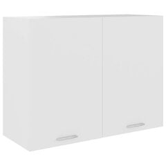 vidaXL Seinäkaappi valkoinen 80x31x60 cm lastulevy hinta ja tiedot | Keittiön kaapit | hobbyhall.fi