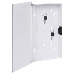 vidaXL Magneettinen avainkaappi valkoinen 30x20x5,5 cm hinta ja tiedot | Säilytyslaatikot ja -korit | hobbyhall.fi