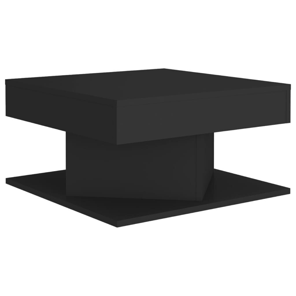 vidaXL Sohvapöytä musta 57x57x30 cm lastulevy hinta ja tiedot | Sohvapöydät | hobbyhall.fi
