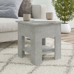 vidaXL Sohvapöytä betoninharmaa 40x40x42 cm tekninen puu hinta ja tiedot | Sohvapöydät | hobbyhall.fi