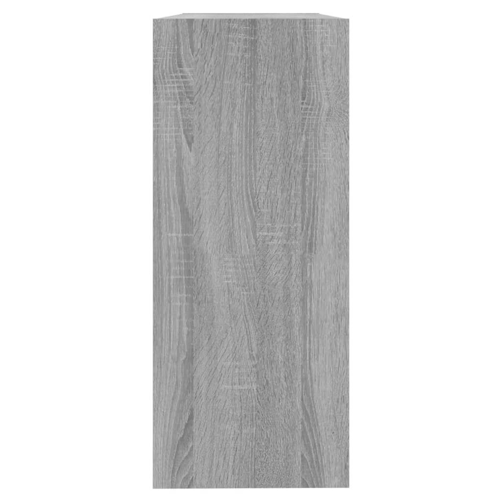 vidaXL Kirjahylly/tilanjakaja harmaa Sonoma 100x30x72 cm hinta ja tiedot | Hyllyt | hobbyhall.fi