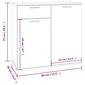 vidaXL Senkki savutammi 80x36x75 cm tekninen puu hinta ja tiedot | Olohuoneen kaapit ja lipastot | hobbyhall.fi