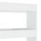 vidaXL Kirjahylly/tilanjakaja korkeakiilto valkoinen 100x30x135 cm hinta ja tiedot | Hyllyt | hobbyhall.fi
