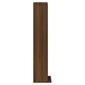 vidaXL CD-hylly ruskea tammi 21x20x88 cm tekninen puu hinta ja tiedot | Kaapit | hobbyhall.fi