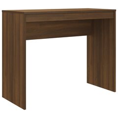 vidaXL Työpöytä ruskea tammi 90x40x72 cm tekninen puu hinta ja tiedot | Tietokonepöydät ja työpöydät | hobbyhall.fi
