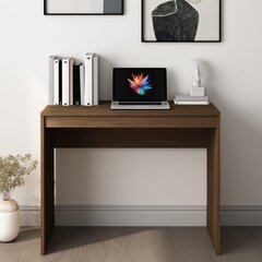 vidaXL Työpöytä ruskea tammi 90x40x72 cm tekninen puu hinta ja tiedot | Tietokonepöydät ja työpöydät | hobbyhall.fi