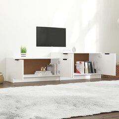 vidaXL TV-taso valkoinen 158,5x36x45 cm tekninen puu hinta ja tiedot | TV-tasot | hobbyhall.fi