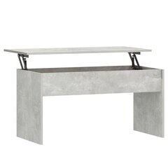 vidaXL Sohvapöytä betoninharmaa 102x50,5x52,5 cm tekninen puu hinta ja tiedot | Sohvapöydät | hobbyhall.fi