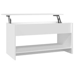 vidaXL Sohvapöytä valkoinen 102x50x52,5 cm tekninen puu hinta ja tiedot | Sohvapöydät | hobbyhall.fi